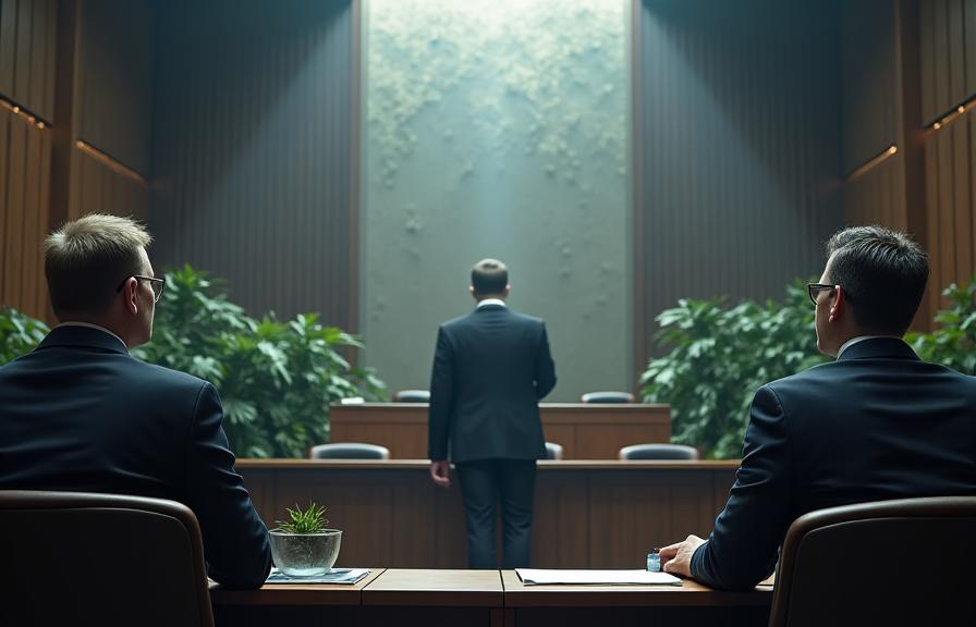 Environmental litigation and dispute resolution courtroom